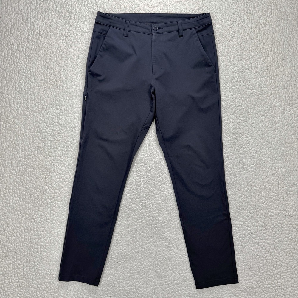 BYLT Premium Basics Pants Men's 34x30 (Actual 32x30) Navy Athleisure Minimalist